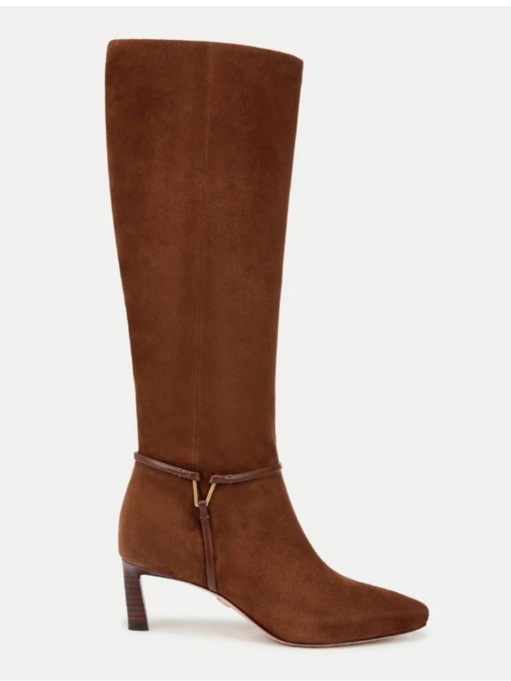 NEW Veronica Beard Kenzie Knee High Suede Boots in cedar 7.5